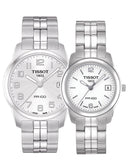 Tissot T Classic PR100 Silver Dial Silver Steel Strap Watch For Women - T049.210.11.032.00