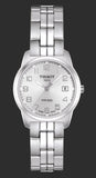 Tissot T Classic PR100 Silver Dial Silver Steel Strap Watch For Women - T049.210.11.032.00