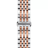 Tissot Tradition Powermatic 80 Open Heart Silver Dial Two Tone Steel Strap Watch For Men - T063.907.22.038.01