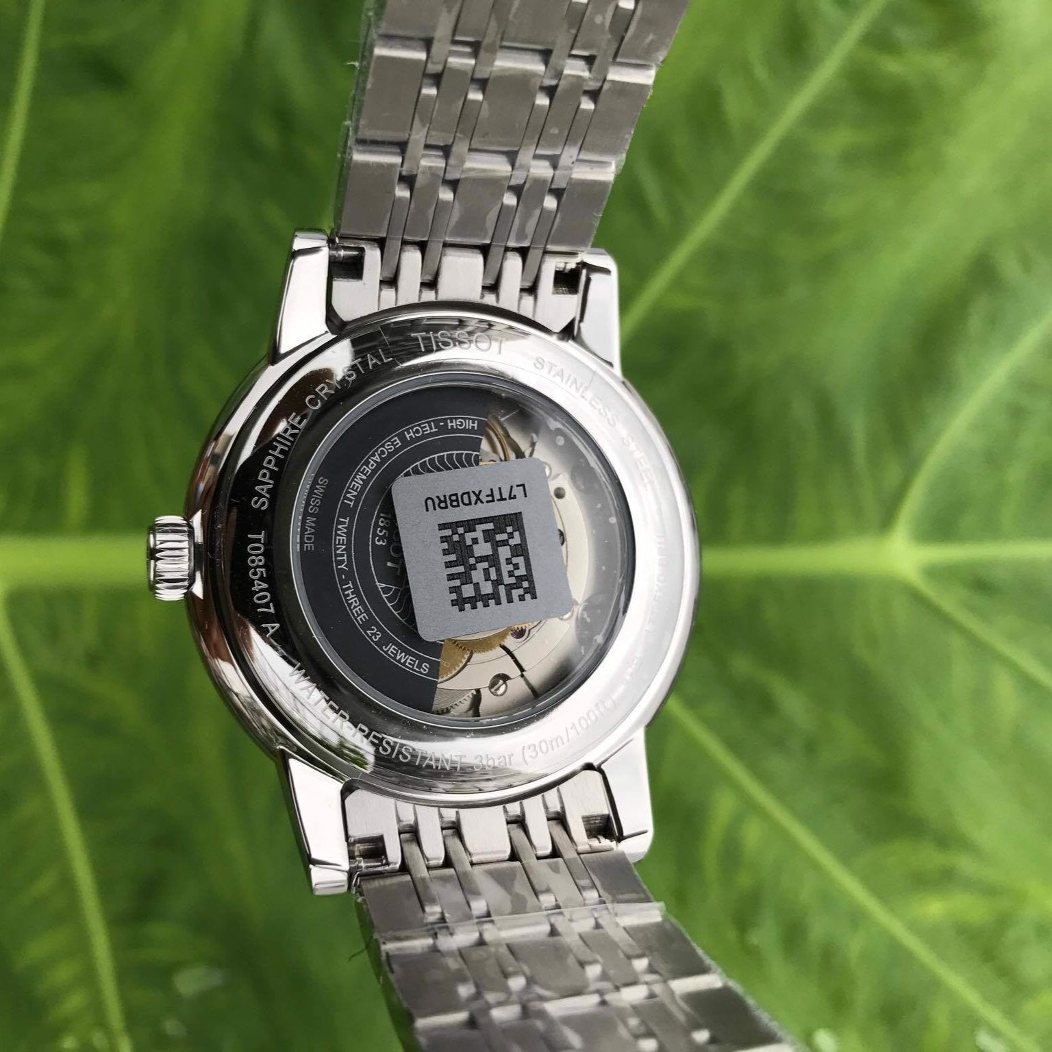 Tissot Carson Powermatic 80 Silver Dial Silver Steel Strap Watch For Men - T085.407.11.011.00