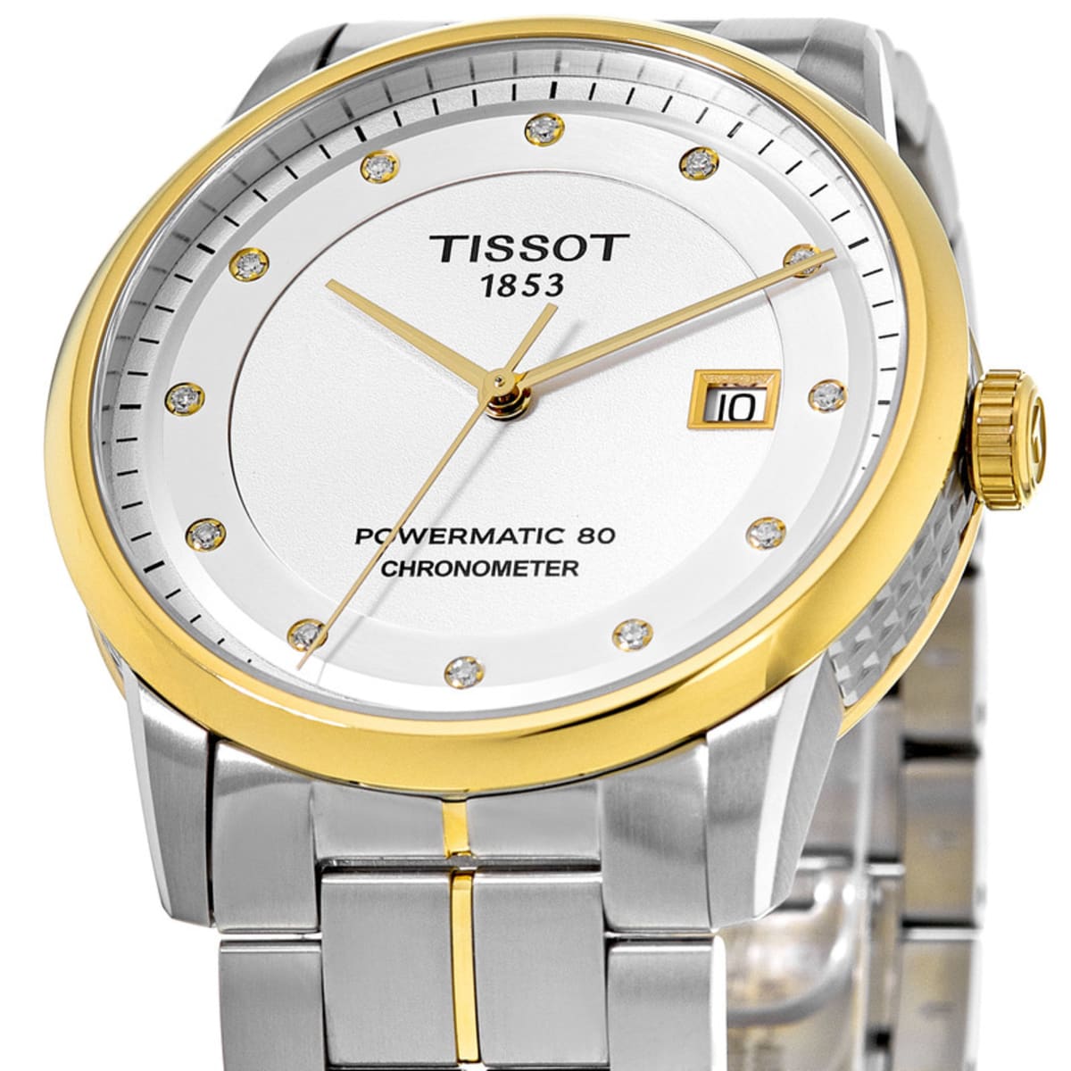 Tissot Luxury Powermatic 80 Silver Dial Silver Steel Strap Watch For Men - T086.408.22.036.00