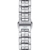 Tissot T Lady Flamingo Mother of Pearl Blue Dial Silver Steel Strap Watch For Women - T094.210.11.121.00