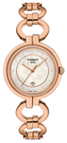 Tissot T Lady Flamingo Mother of Pearl Dial Rose Gold Steel Strap Watch for Women - T094.210.33.116.01