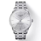 Tissot Chemin Des Tourelles Powermatic 80 Silver Dial Silver Steel Strap Watch For Men - T099.407.11.037.00