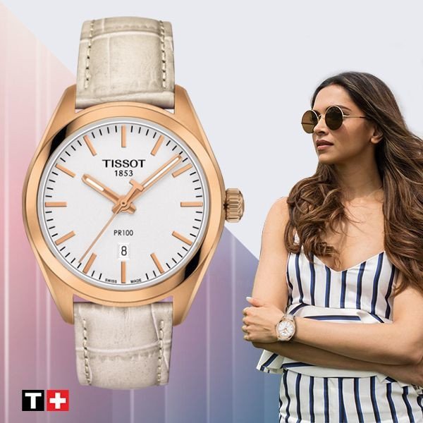 Tissot T Classic PR 100 Lady White Dial Watch For Women - T101.210.36.031.00