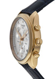 Tissot T Classic PR 100 Chronograph Silver Dial Black Leather Strap Watch for Men - T101.417.36.031.00