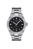 Tissot PR 100 Sport Quartz Black Dial Silver Steel Strap Watch For Men - T101.610.11.051.00