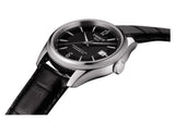 Tissot Ballade Powermatic 80 Cosc Black Dial Black Leather Strap Watch For Men - T108.408.16.057.00