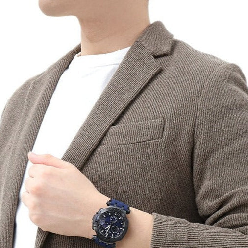 Tissot T Race Chronograph Blue Dial Blue Silicone Strap Watch For Men - T115.417.37.041.00