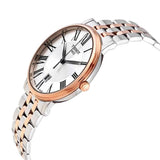 Tissot T Classic Carson Premium Silver Dial Two Tone Steel Strap Watch For Men - T122.410.22.033.00