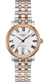 Tissot T Classic Carson Premium 30 White Dial Two Tone Steel Strap Watch for Women - T122.207.22.033.00