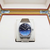 Tissot Powermatic 80 Automatic Gradient Blue Dial Silver Steel Strap Watch for Men - T137.407.11.051.01