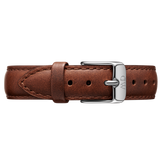 Daniel Wellington Classic Petite Bristol Black Dial Brown Leather Strap Watch For Women - DW00100233