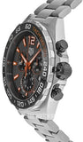 Tag Heuer Formula 1 Chronograph Ceramic Black Dial Silver Steel Strap Watch for Men - CAZ101AH.BA0842