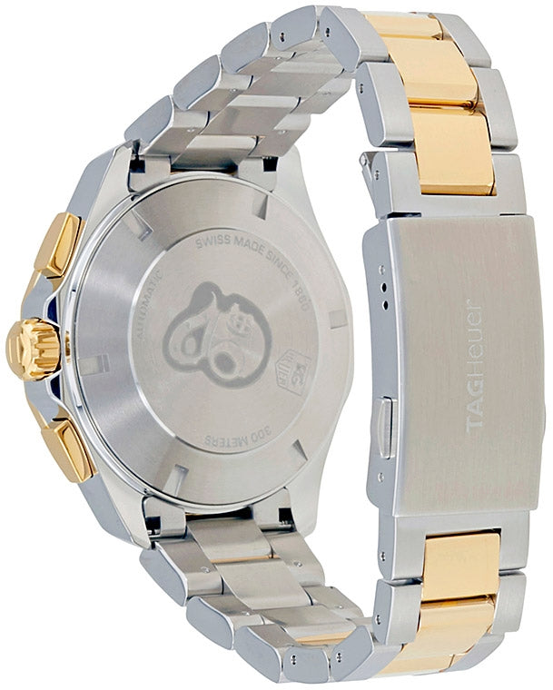 Tag Heuer Aquaracer Caliber 16 Automatic White Dial Two Tone Steel Strap Watch for Men - CAY2121.BB0923