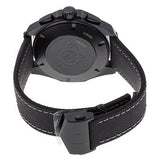 Tag Heuer Aquaracer Automatic Chronograph Special Edition Titanium Grey Dial Black Leather Strap Watch for Men - CAY218B.FC6370