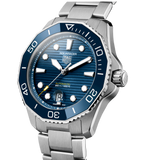 Tag Heuer Aquaracer Professional 300 Automatic Blue Dial Silver Steel Strap Watch for Men - WBP201B.BA0632