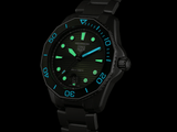 Tag Heuer Aquaracer Professional 300 Automatic Green Dial Silver Steel Strap Watch for Men - WBP208B.BF0631