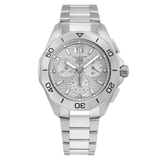 Tag Heuer Aquaracer Professional 200 Date White Dial Silver Steel Strap Watch for Men - CBP1111.BA0627