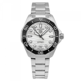Tag Heuer Aquaracer Professional 300 Automatic White Dial Silver Steel Strap Watch for Men - WBP231C.BA0626