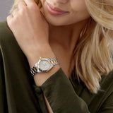 Tag Heuer Aquaracer Quartz Mother of Pearl Dial Two Tone Steel Strap Watch for Men - WBD1420.BB0321