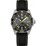 Tag Heuer Aquaracer Jeremy Lin Special Edition Grey Dial Black Nylon Strap Watch for Men - WAY211F.FC6362