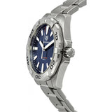Tag Heuer Aquaracer Blue Dial Silver Steel Strap Watch for Men - WBD1112.BA0928