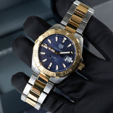 Tag Heuer Aquaracer Calibre 5 Blue Dial Two Tone Steel Strap Watch for Women - WBD2120.BB0930