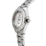 Tag Heuer Aquaracer Diamonds White Mother of Pearl Dial Silver Steel Strap Watch for Women - WBD1314.BA0740