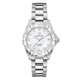 Tag Heuer Aquaracer White Mother of Pearl Dial Watch for Women - WBD1314.BA0740