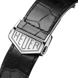 Tag Heuer Carrera Automatic Chronograph Red Dial Black Leather Strap Watch for Men - CBK221G.FC6479