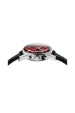 Tag Heuer Carrera Automatic Chronograph Red Dial Black Leather Strap Watch for Men - CBK221G.FC6479