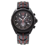 Tag Heuer Formula 1 Manchester United Limited Edition Black Dial Black & Red Rubber Strap Watch for Men - CAZ101J.FT8027