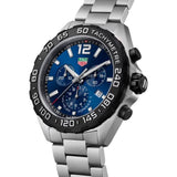 Tag Heuer Formula 1 Chronograph Blue Dial Silver Steel Strap Watch for Men - CAZ101AV.BA0842