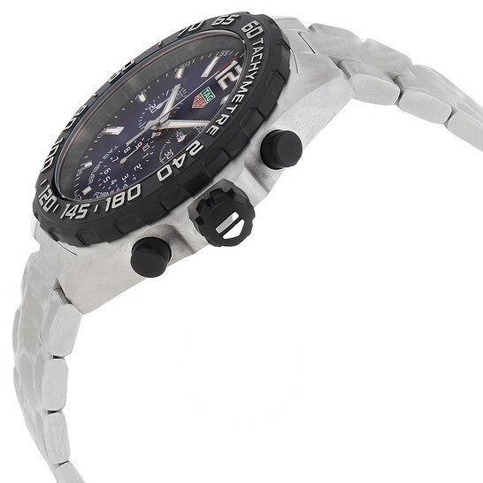 Tag Heuer Formula 1 Chronograph Blue Dial Silver Steel Strap Watch for Men - CAZ101AV.BA0842