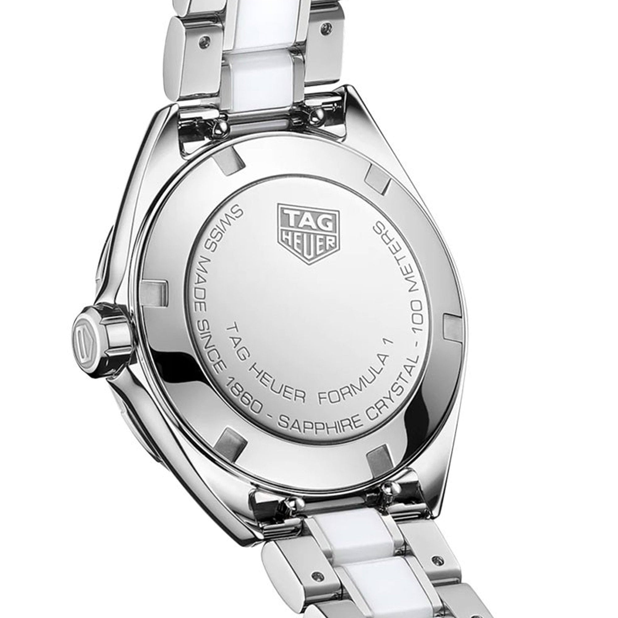 Tag Heuer Formula 1 Quartz White Dial Two Tone Steel Strap Watch for Women - WBJ141AC.BA0974
