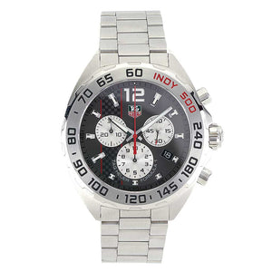 Tag Heuer Formula 1 Chronograph Grey Dial Silver Steel Strap Watch for Men - CAZ1114.BA0877
