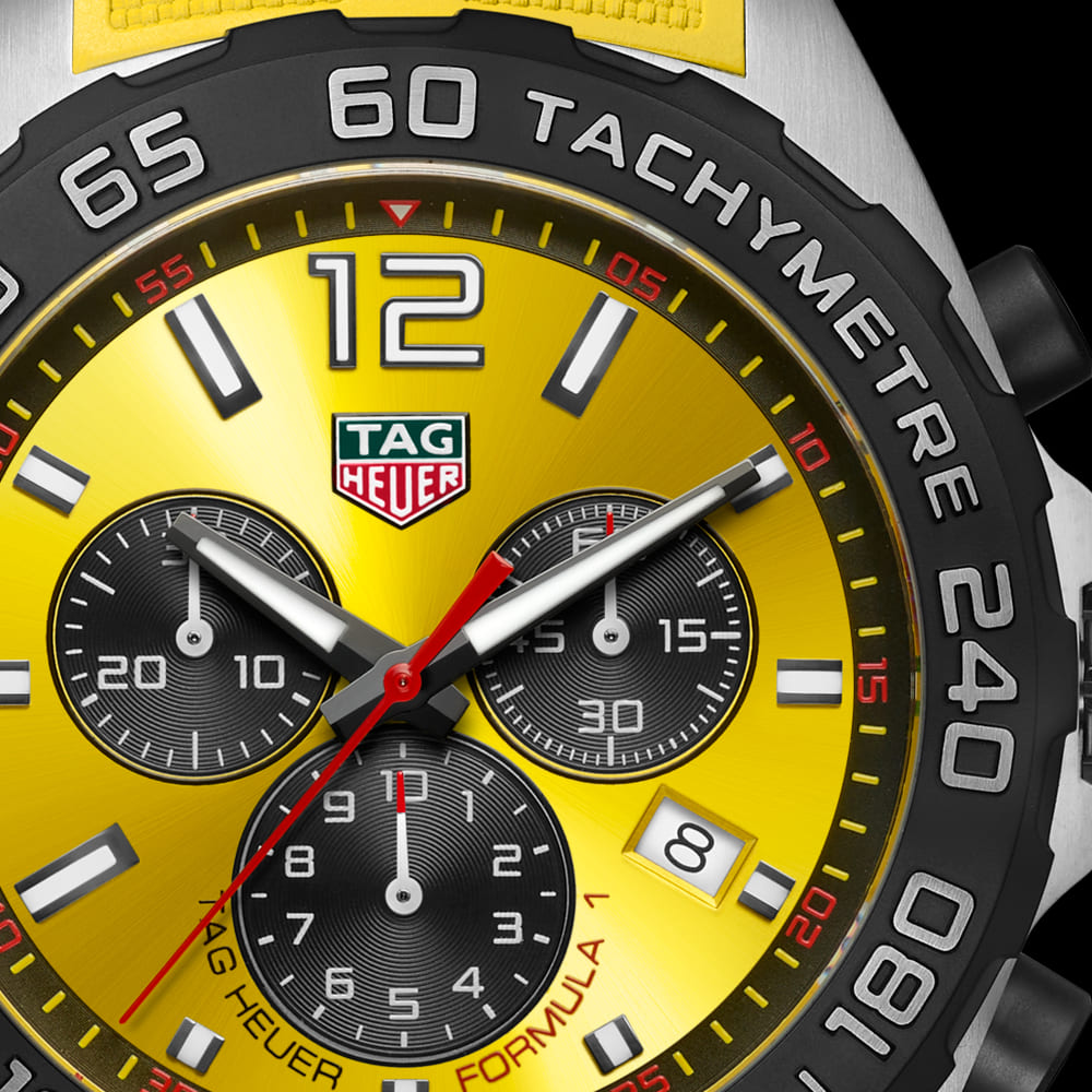Tag Heuer Formula 1 Yellow Dial Watch for Men - CAZ101AM.FT8054