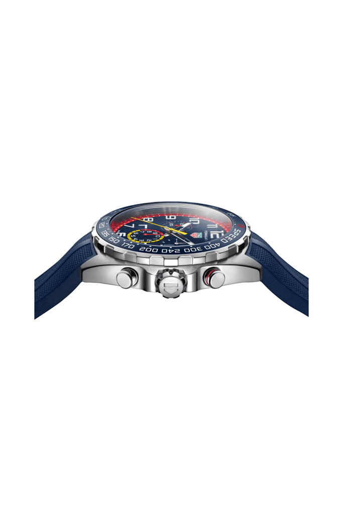 Tag Heuer Formula 1 Red Bull Racing Chronograph Blue Dial Blue Rubber Strap Watch for Men - CAZ101AL.FT8052
