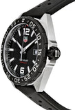Tag Heuer Formula 1 Quartz Black Dial Black Rubber Strap Watch for Men - WAZ1110.FT8023
