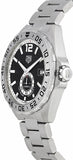 Tag Heuer Formula 1 Automatic Black Dial Silver Steel Strap Watch for Men - WAZ2012.BA0842