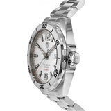 Tag Heuer Formula 1 Calibre 5 Automatic White Dial Silver Steel Strap Watch for Men - WAZ2114.BA0875