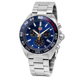 Tag Heuer Formula 1 Red Bull Racing Chronograph Blue Dial Silver Steel Strap Watch for Men - CAZ101AK.BA0842