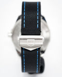 Tag Heuer Aquaracer Calibre 5 Automatic Black Dial Black Nylon Strap Watch for Men - WAY201C.FC6395