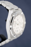 Tag Heuer Aquaracer Chronograph White Dial Silver Steel Strap Watch for Men - WAY111Y.BA0928
