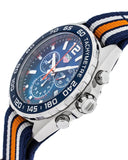 Tag Heuer Formula 1 Quartz Chronograph Blue Dial Two Tone NATO Strap Watch for Men - CAZ1010.FC8196