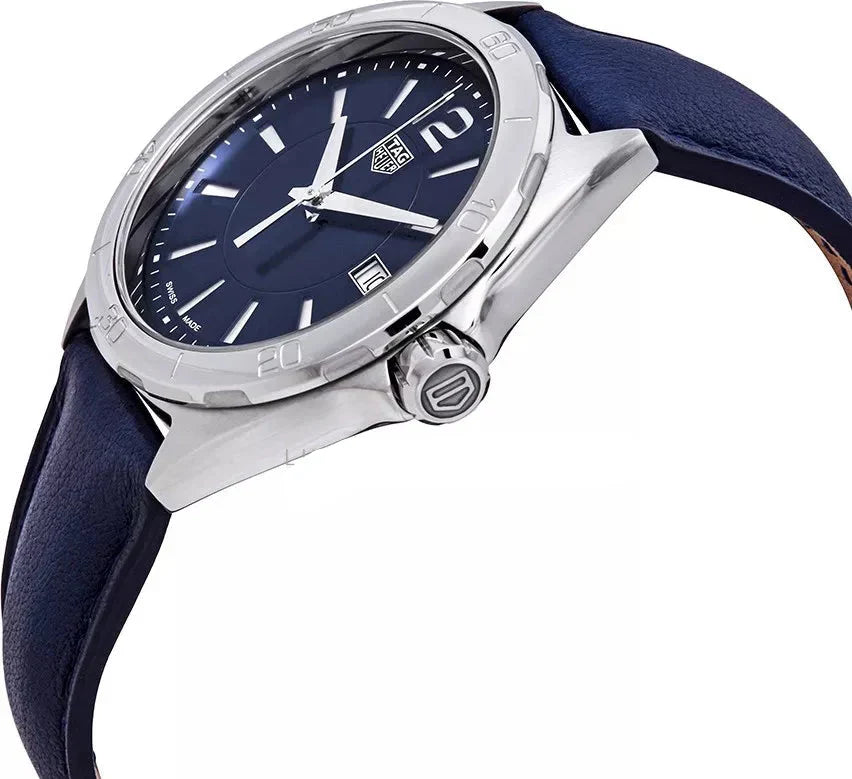 Tag Heuer Formula 1 Quartz Blue Dial Blue Leather Strap Watch for Women - WBJ1412.FC8233