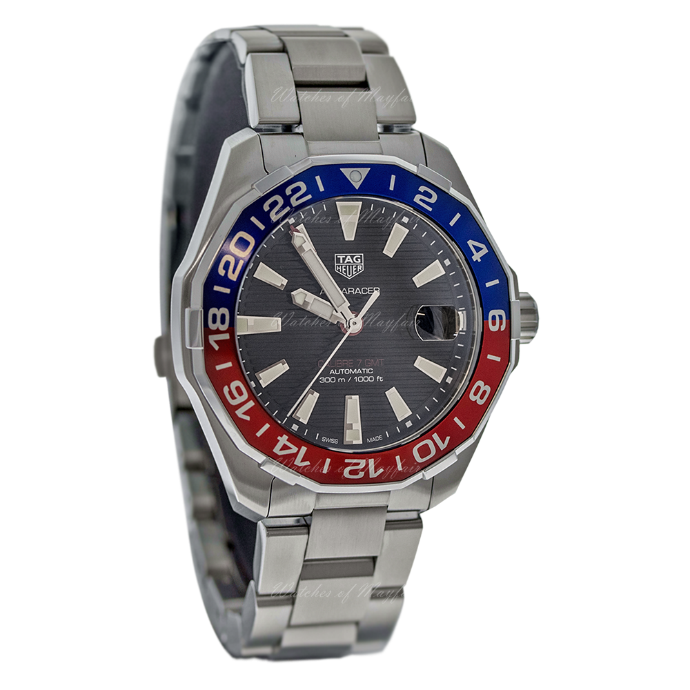Tag Heuer Aquaracer Pepsi Black Dial Watch for Men - WAY201F.BA0927