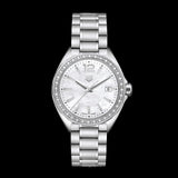Tag Heuer Formula 1 Quartz Diamonds Mother of Pearl Dial Silver Steel Strap Watch for Women - WBJ131A.BA0666