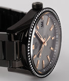 Tag Heuer Carrera Quartz Diamonds Black Dial Black Steel Strap Watch for Women - WAR1115.BA0602